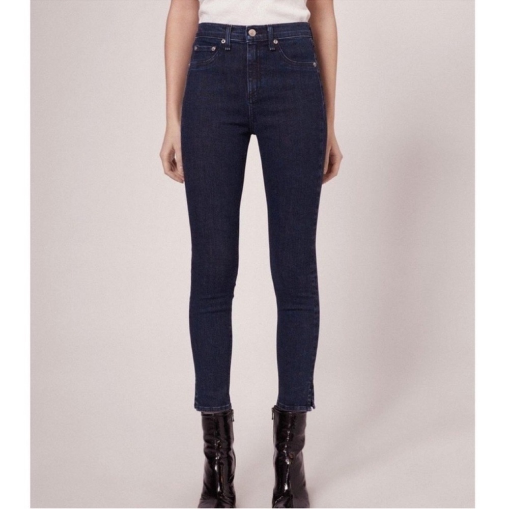 Rag & Bone 10 Inch Capri Denim Size 30 Dark Wash